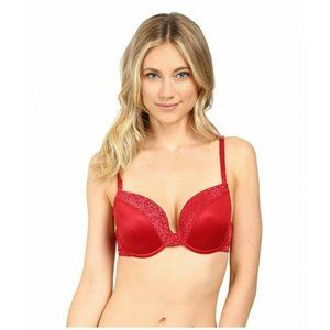 Le Mystere Red Safari Plunge T-Shirt Bra